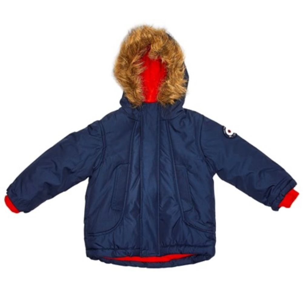 Ben Sherman Bomber Jacket 24M Fleece Hood - Picture 1 of 8